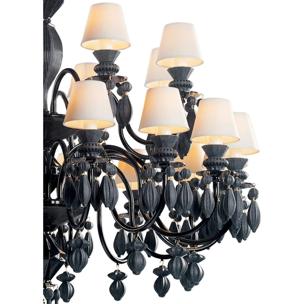 Lladro - Belle de Nuit 24 Lights Chandelier - 01023914 | Montreal Lighting & Hardware