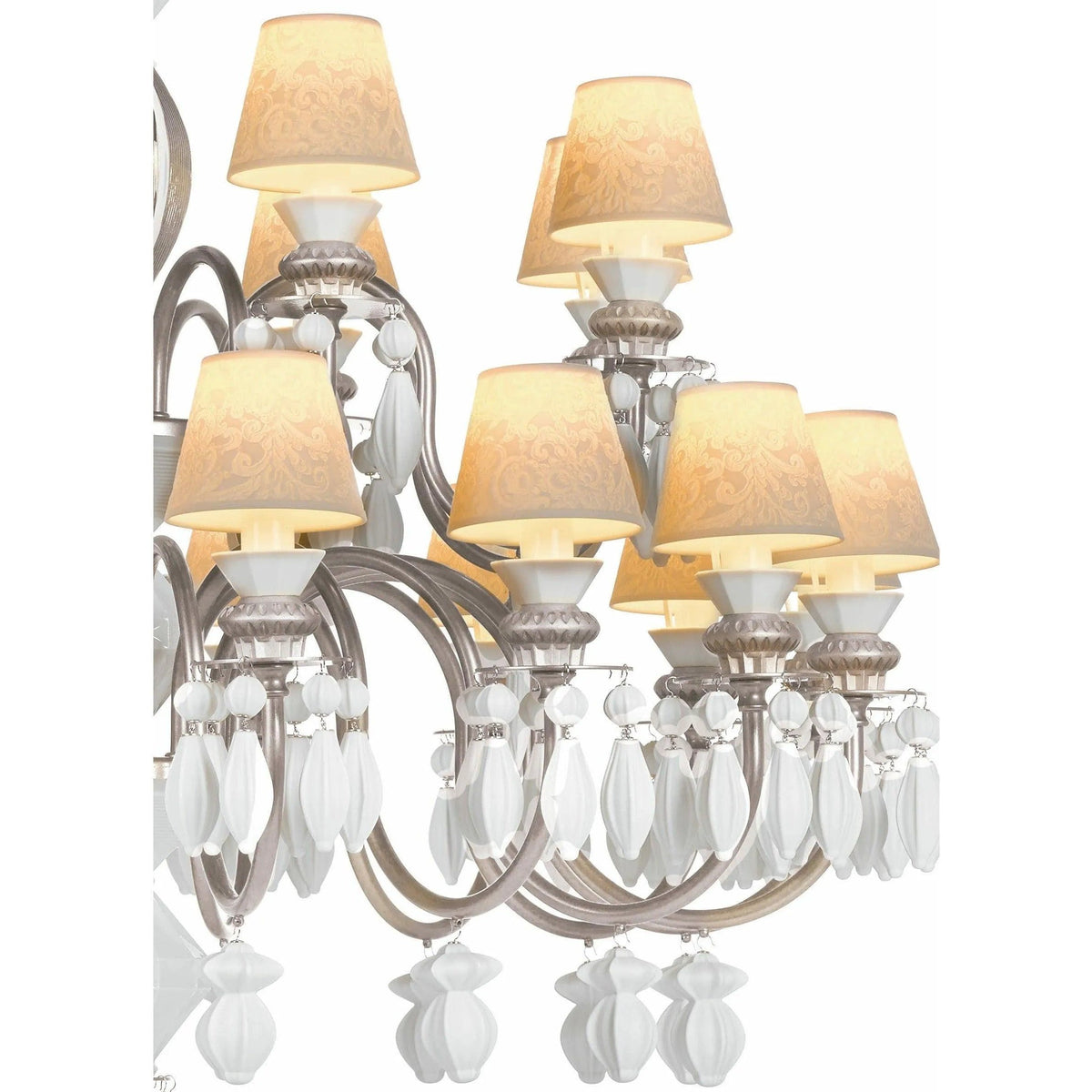 Lladro - Belle de Nuit 24 Lights Chandelier - 01023914 | Montreal Lighting & Hardware