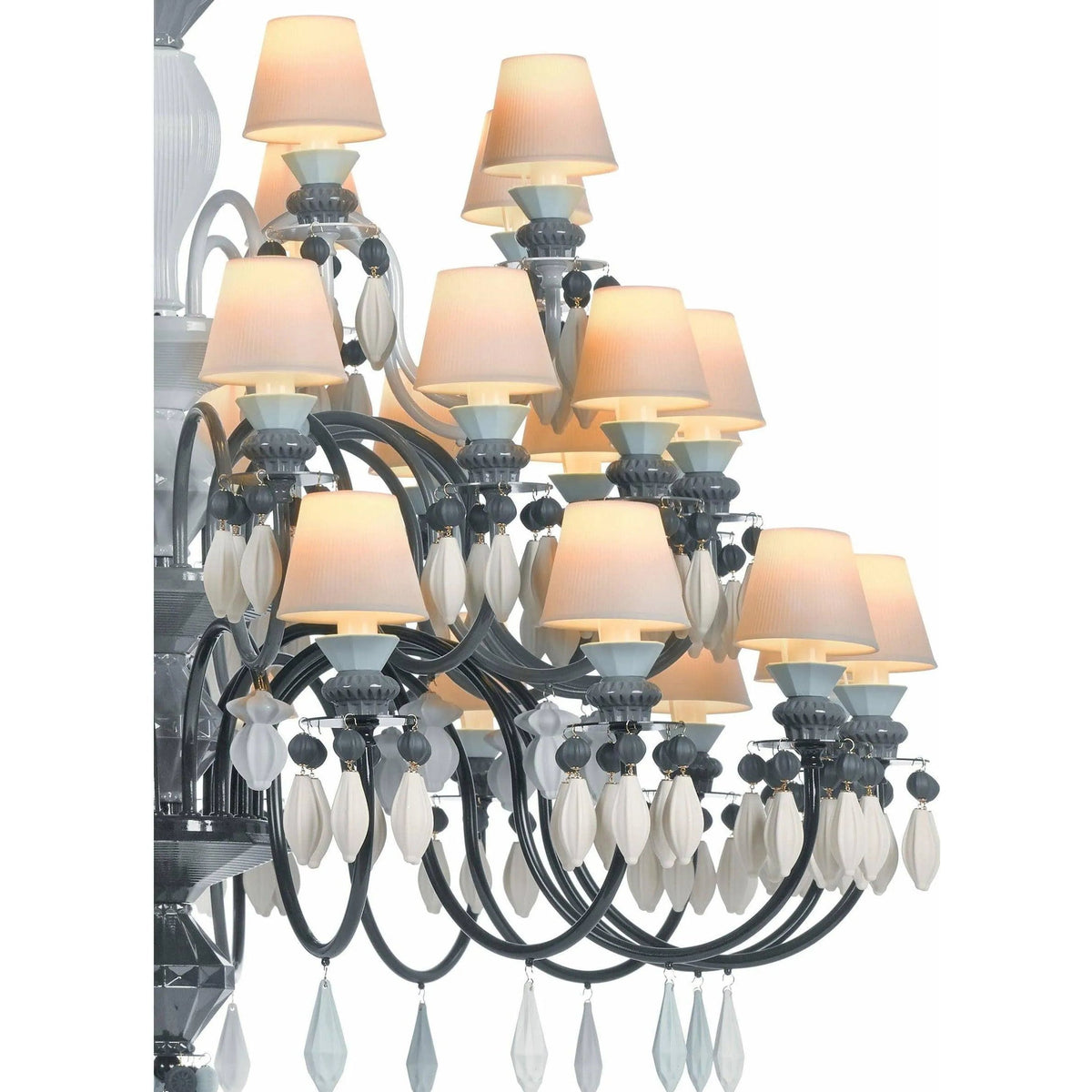 Lladro - Belle de Nuit 40 Lights Chandelier - 01023917 | Montreal Lighting & Hardware