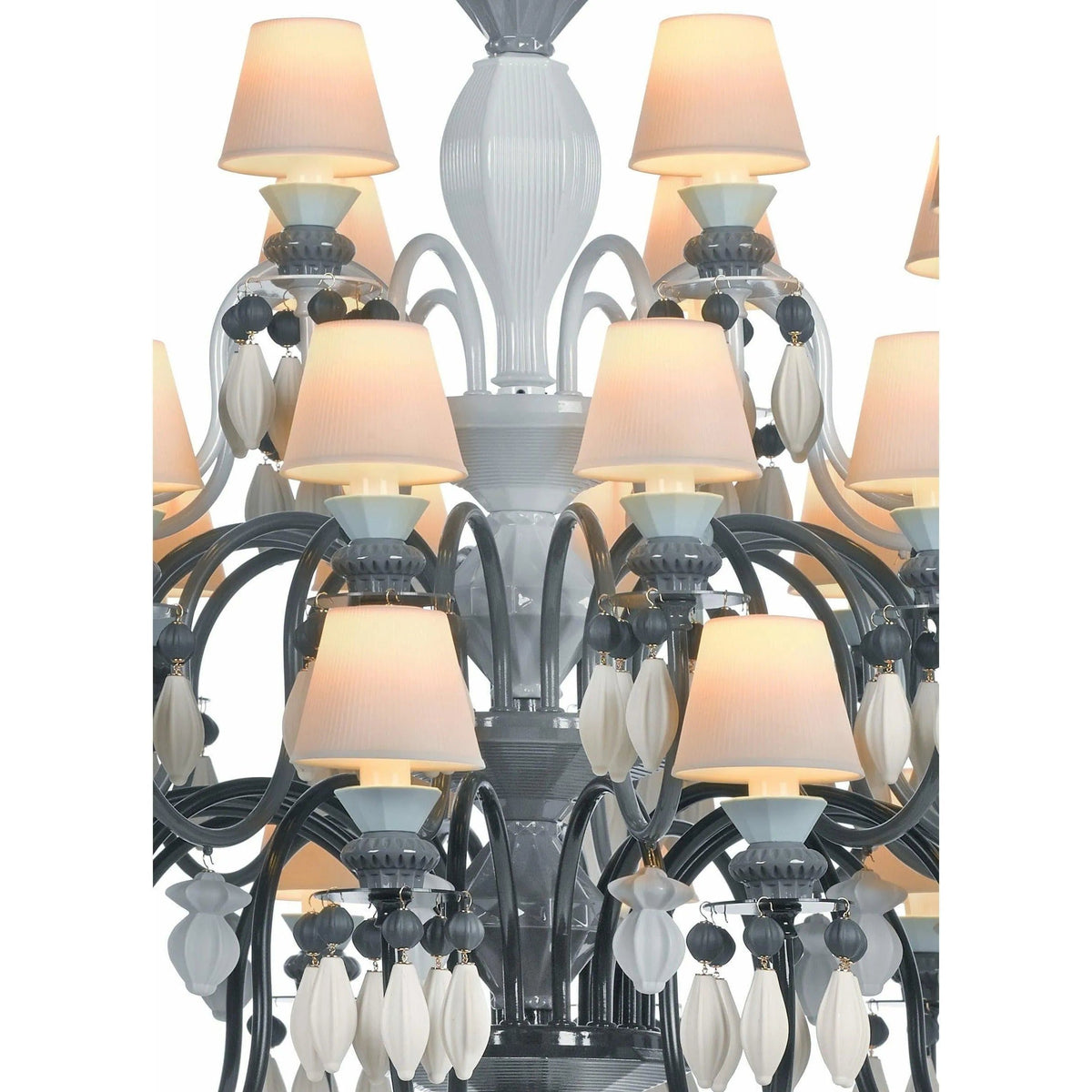 Lladro - Belle de Nuit 40 Lights Chandelier - 01023917 | Montreal Lighting & Hardware