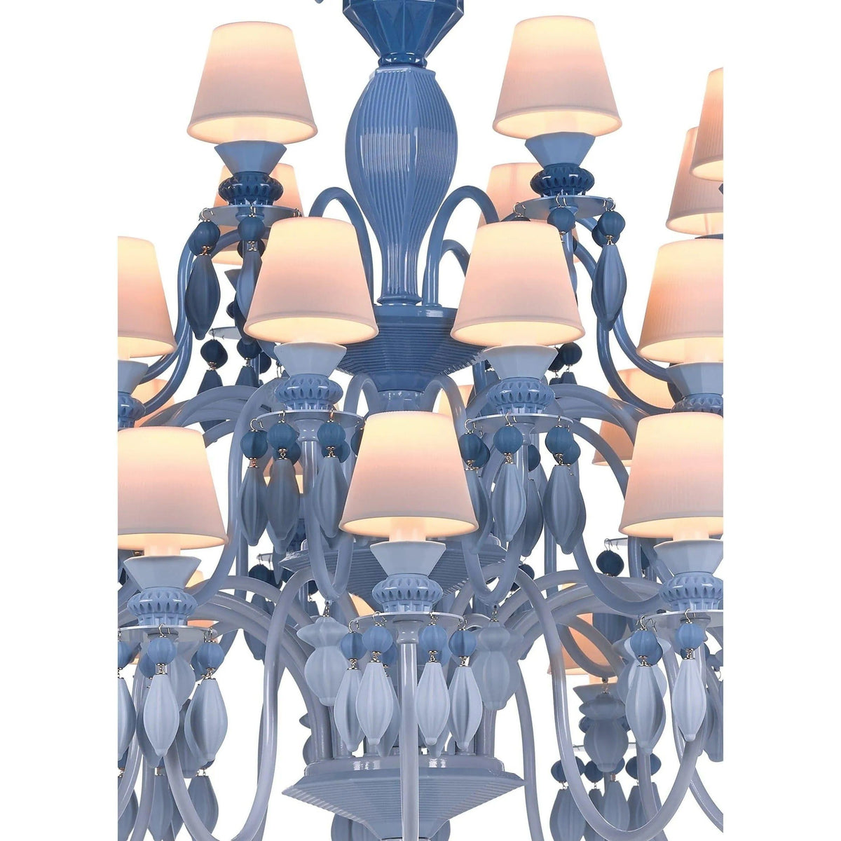 Lladro - Belle de Nuit 40 Lights Chandelier - 01023917 | Montreal Lighting & Hardware