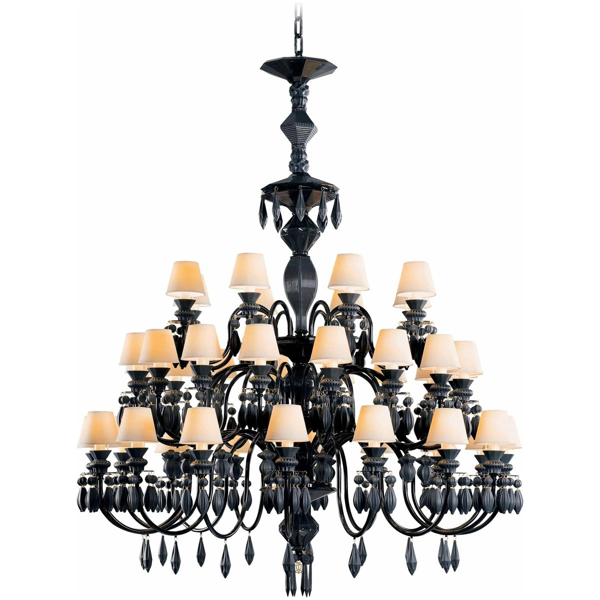 Lladro - Belle de Nuit 40 Lights Chandelier - 01023917 | Montreal Lighting & Hardware