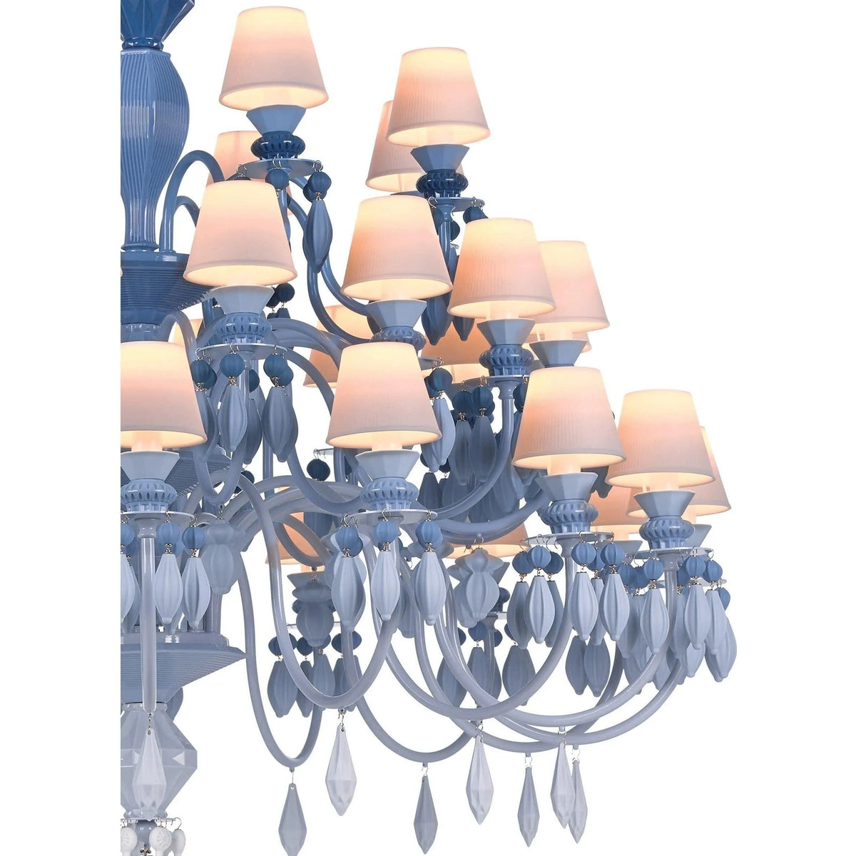 Lladro - Belle de Nuit 40 Lights Chandelier - 01023917 | Montreal Lighting & Hardware