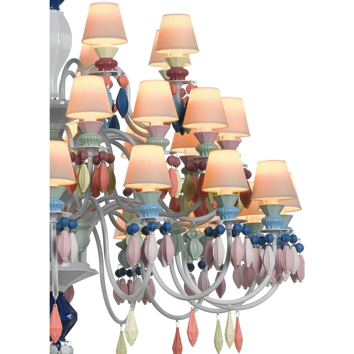 Lladro - Belle de Nuit 40 Lights Chandelier - 01023917 | Montreal Lighting & Hardware