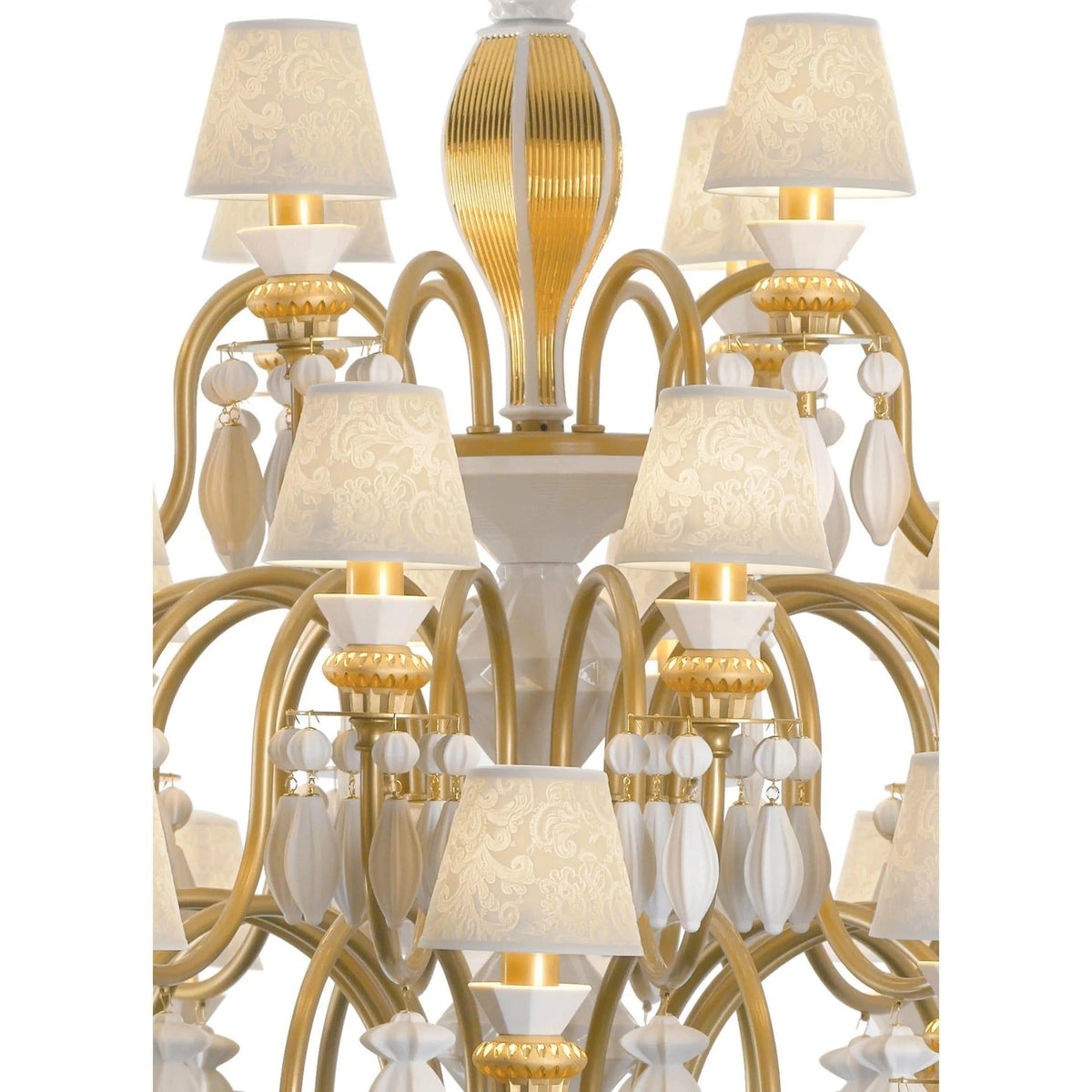 Lladro - Belle de Nuit 40 Lights Chandelier - 01023917 | Montreal Lighting & Hardware