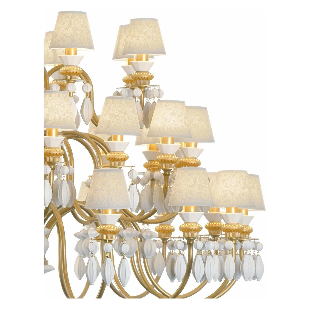 Lladro - Belle de Nuit 40 Lights Chandelier - 01023917 | Montreal Lighting & Hardware