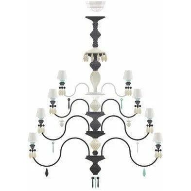 Lladro - Belle de Nuit 56 Lights Chandelier - 01023772 | Montreal Lighting & Hardware