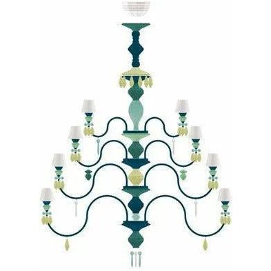 Lladro - Belle de Nuit 56 Lights Chandelier - 01023775 | Montreal Lighting & Hardware