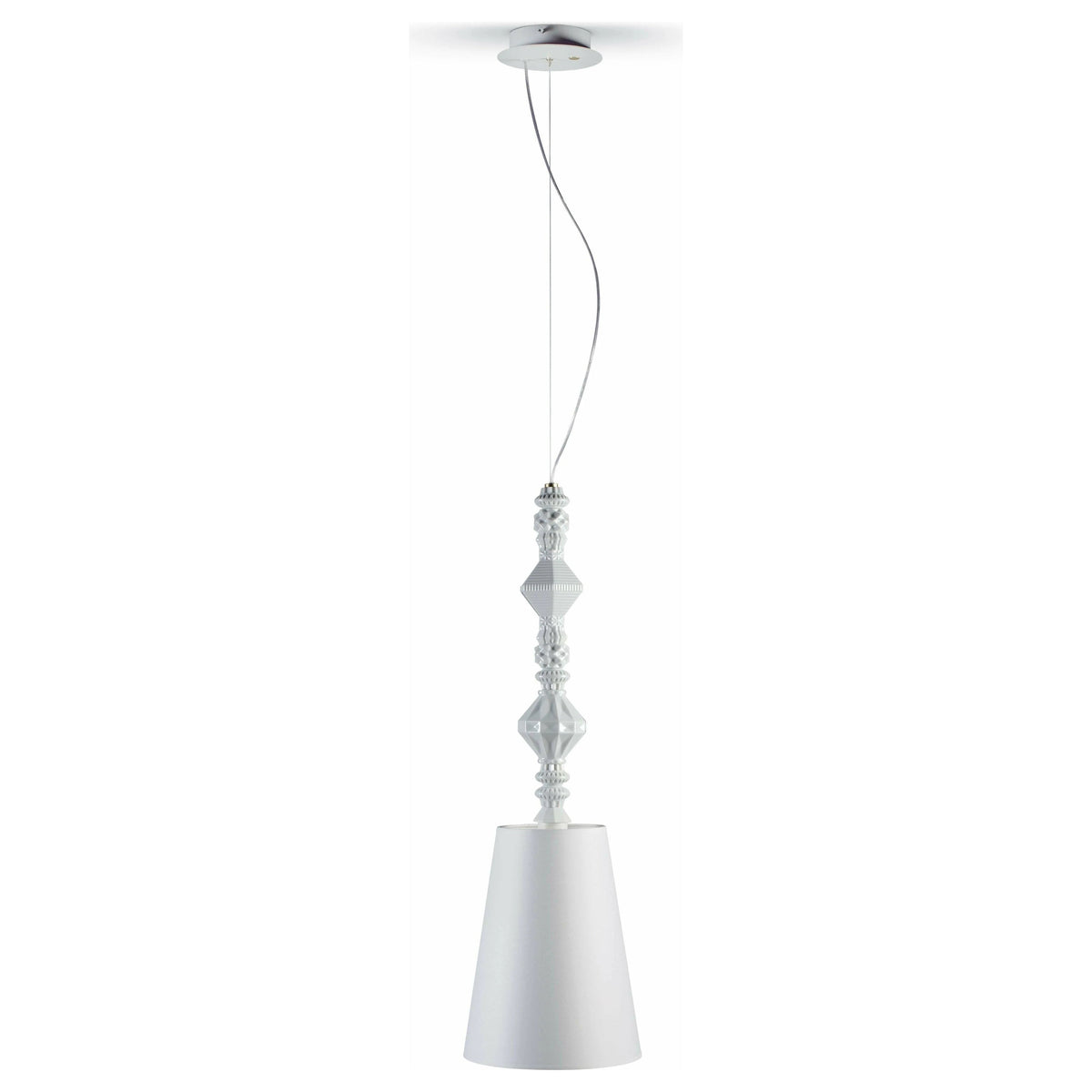 Lladro - Belle de Nuit Ceiling Lamp II - 01023367 | Montreal Lighting & Hardware