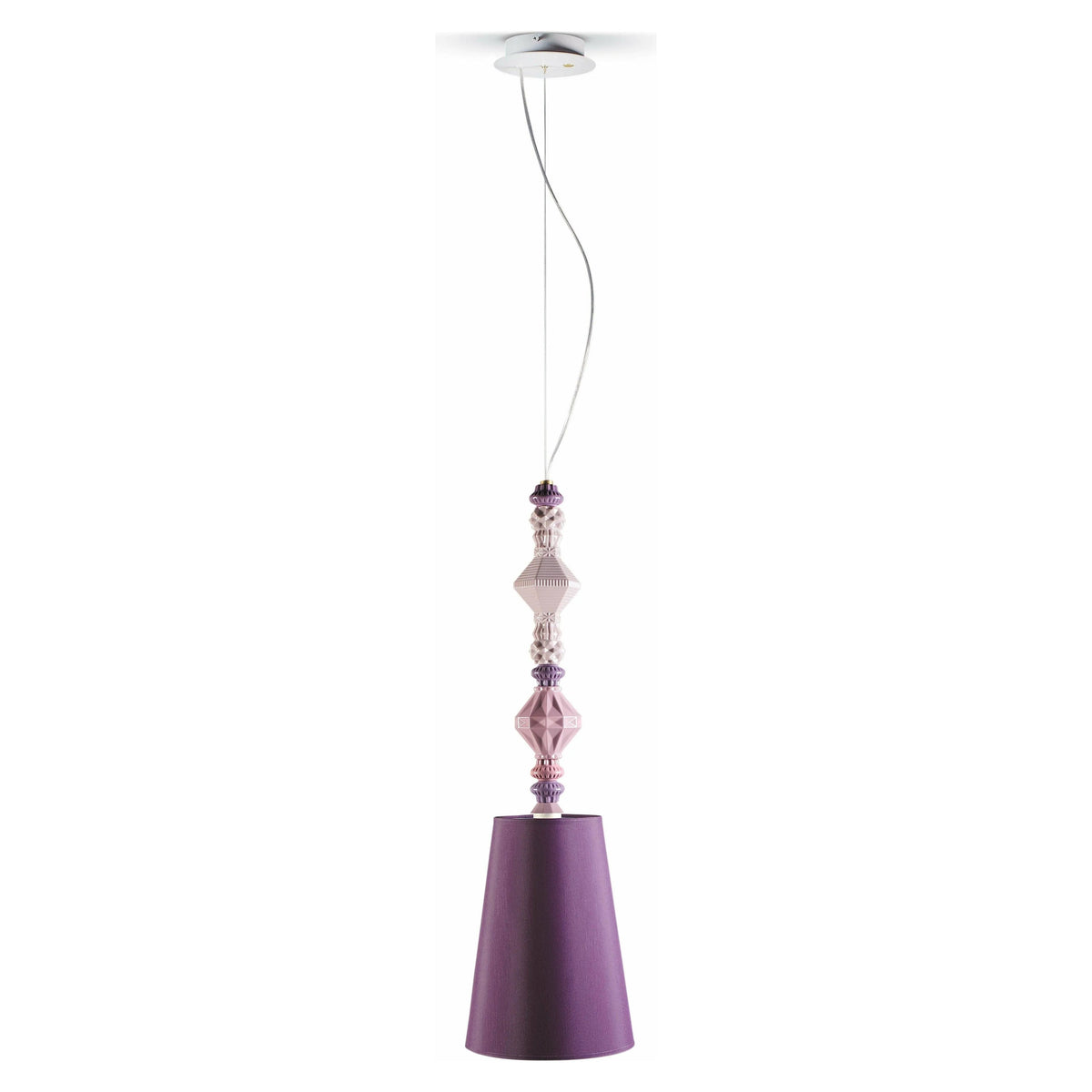 Lladro - Belle de Nuit Ceiling Lamp II - 01023418 | Montreal Lighting & Hardware