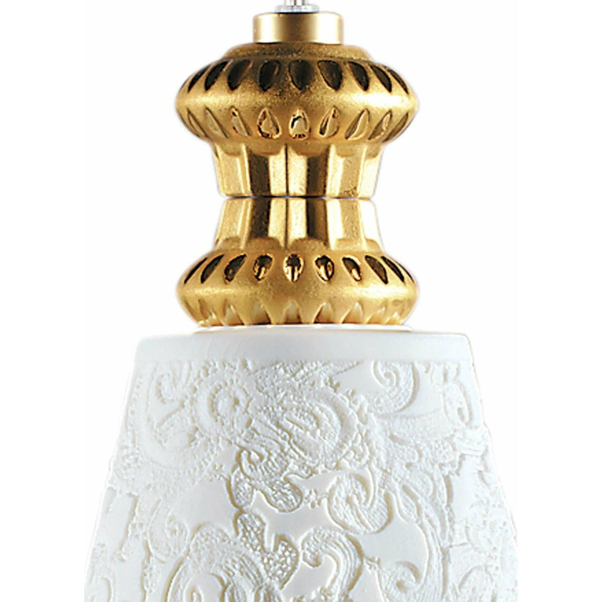 Lladro - Belle de Nuit Ceiling Lamp with Lithophane - 01023395 | Montreal Lighting & Hardware