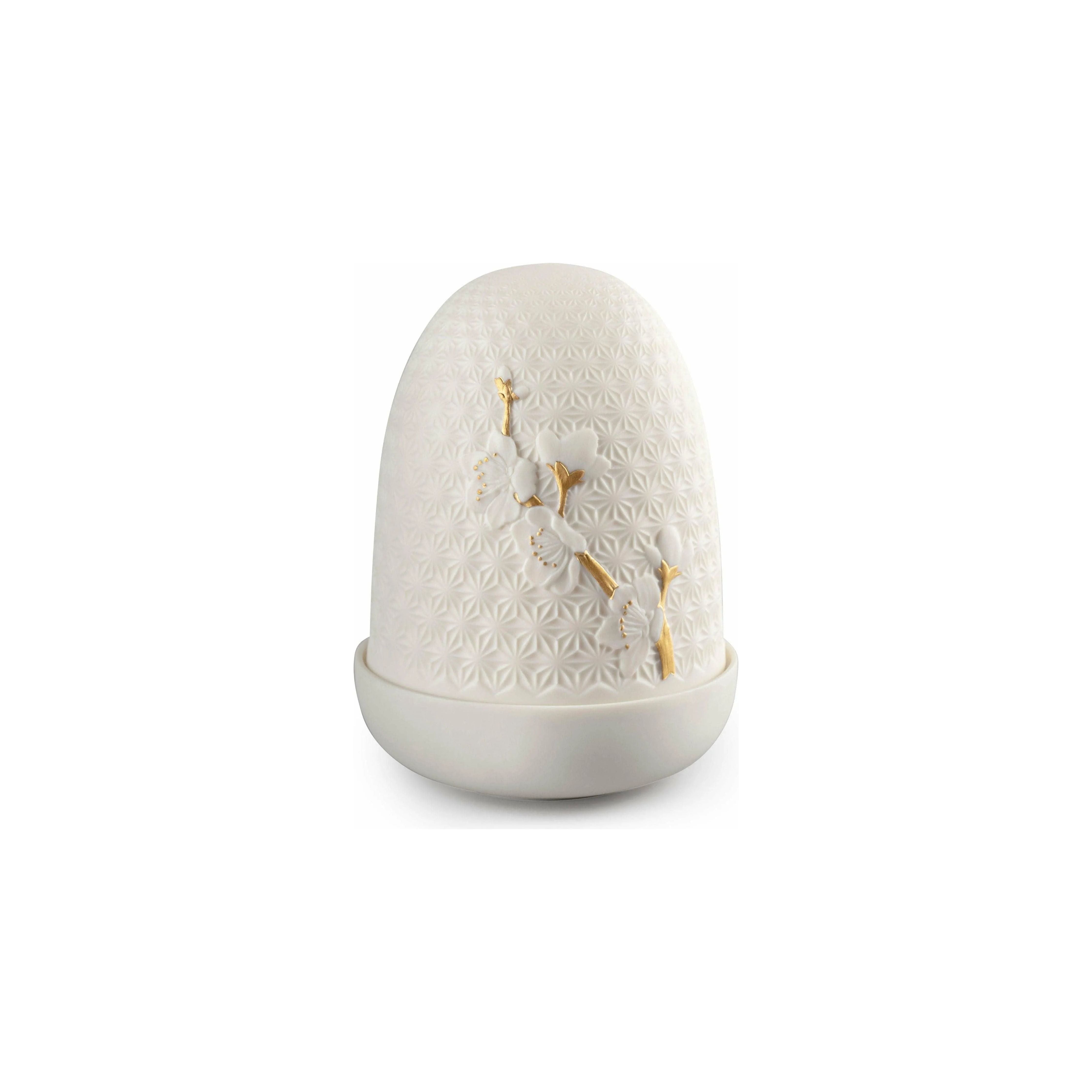 Lladro - Cherry Blossoms Dome Table Lamp - 01023989 | Montreal Lighting & Hardware