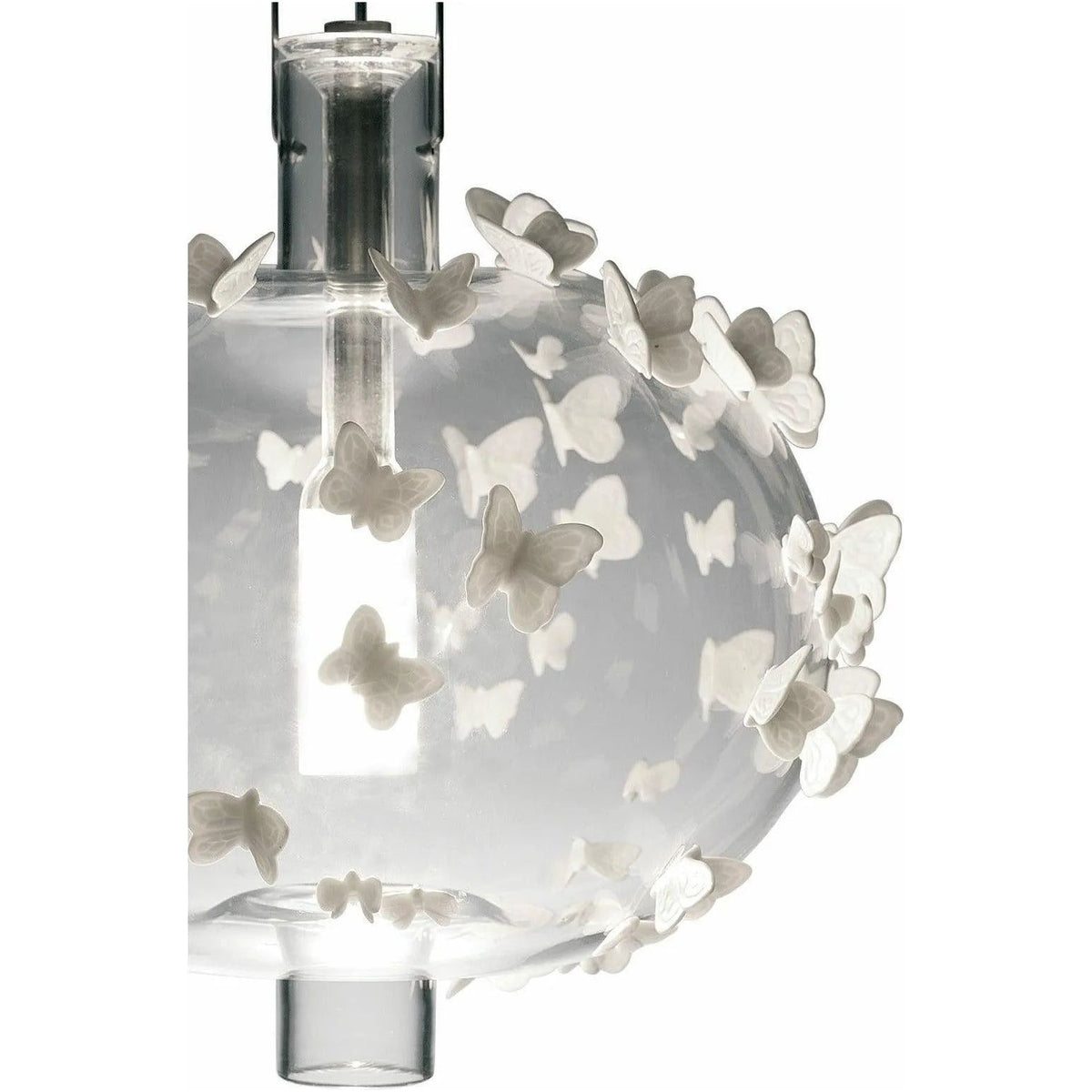 Lladro - Freeze Frame Butterflies Ceiling Lamp - 01017048 | Montreal Lighting & Hardware