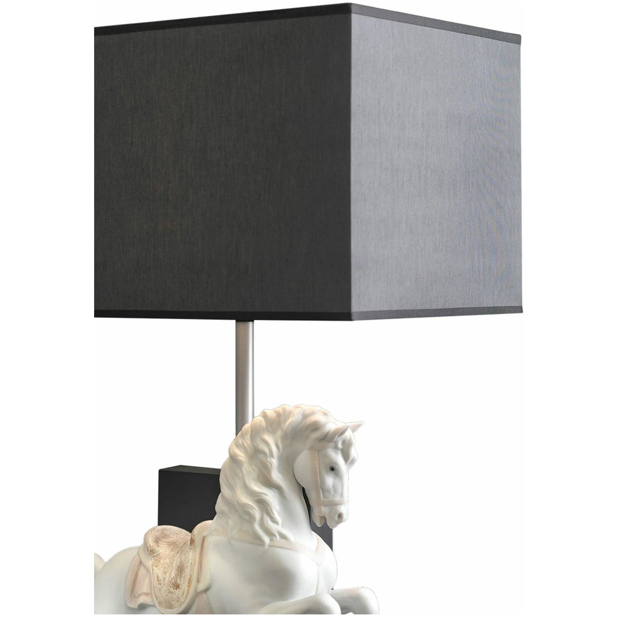 Lladro - Horse on Courbette Table Lamp - 01023066 | Montreal Lighting & Hardware