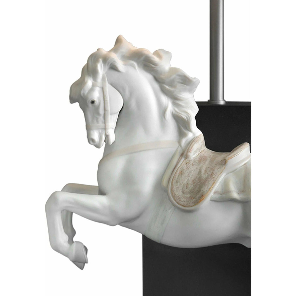 Lladro - Horse on Pirouette Table Lamp - 01023062 | Montreal Lighting & Hardware