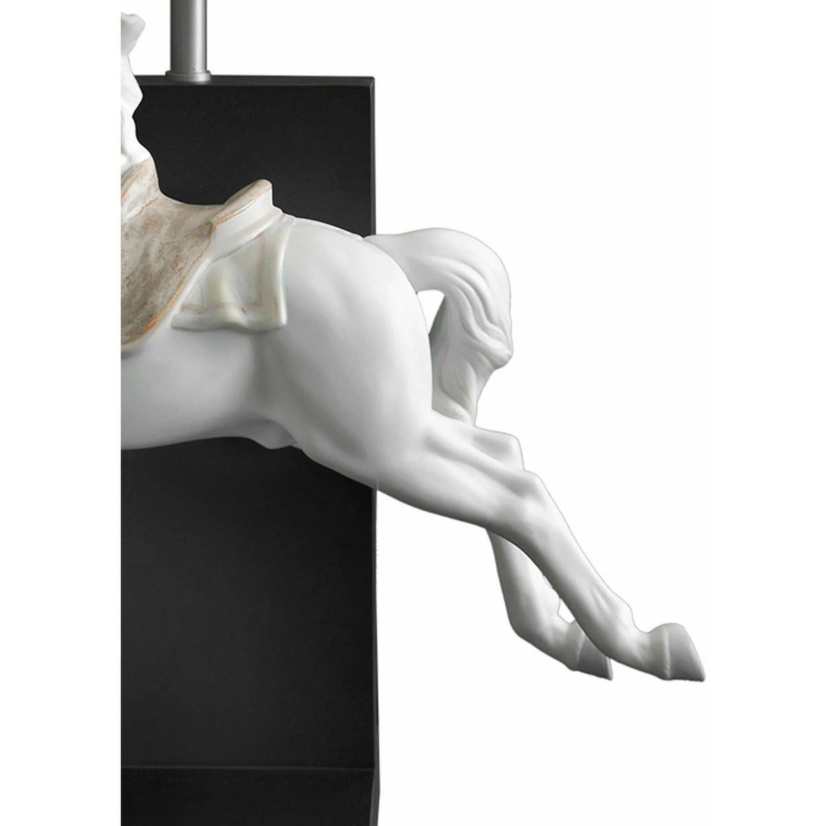 Lladro - Horse on Pirouette Table Lamp - 01023062 | Montreal Lighting & Hardware