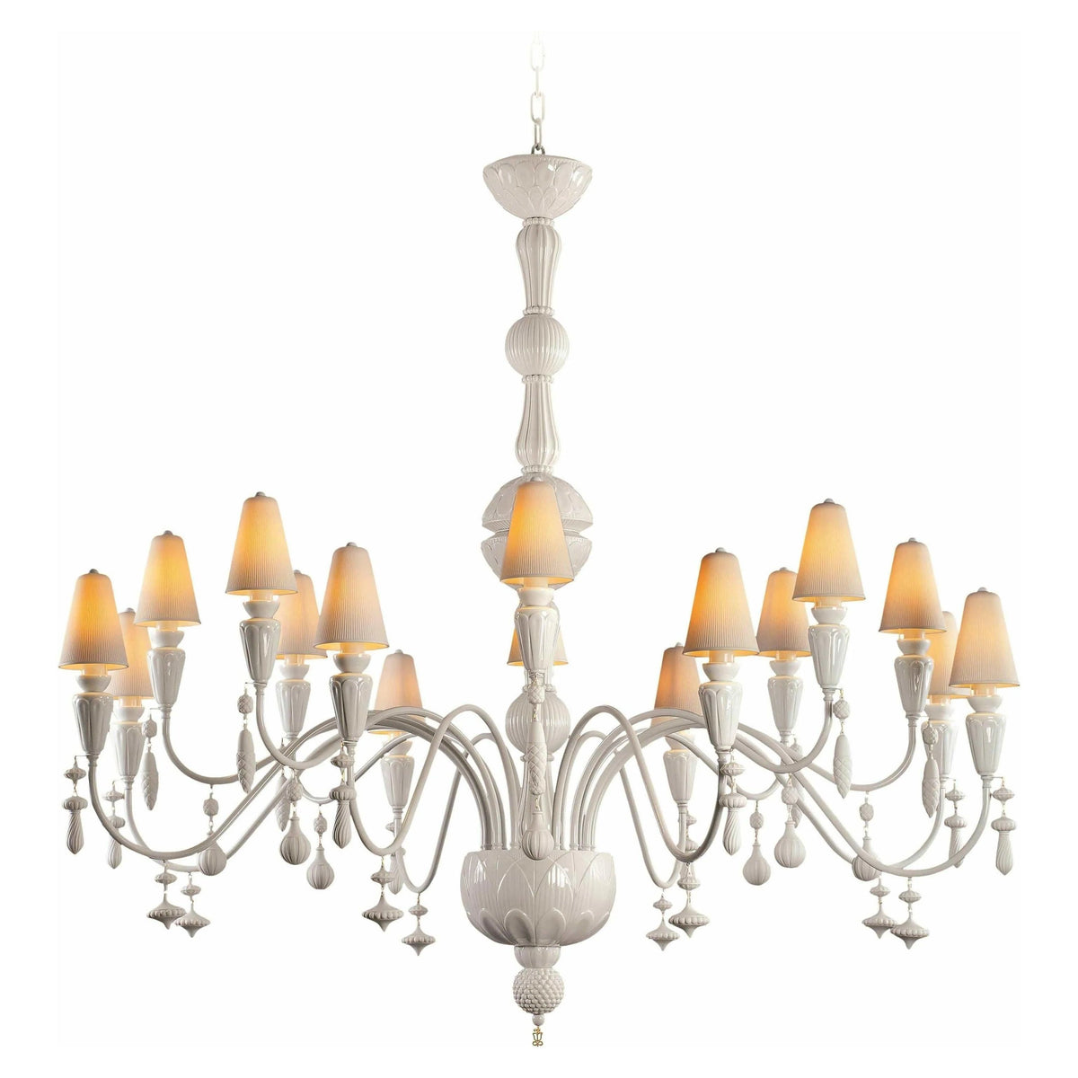 Lladro - Ivy & Seed 16 Lights Chandelier - 01023856 | Montreal Lighting & Hardware