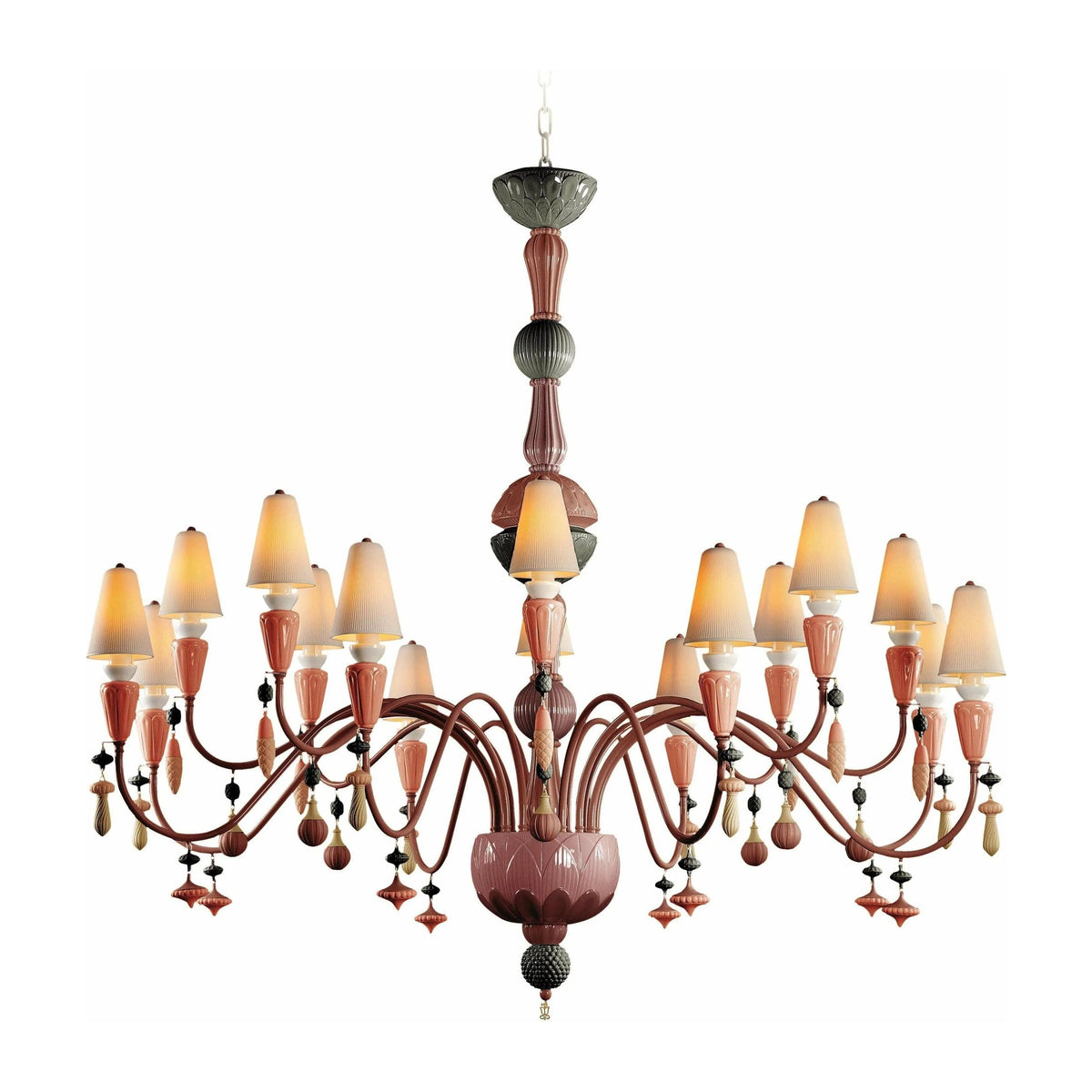 Lladro - Ivy & Seed 16 Lights Chandelier - 01023856 | Montreal Lighting & Hardware