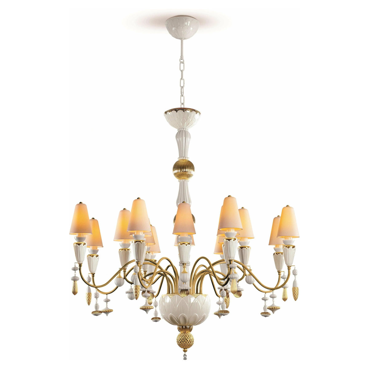 Lladro - Ivy & Seed 16 Lights Chandelier - 01023856 | Montreal Lighting & Hardware