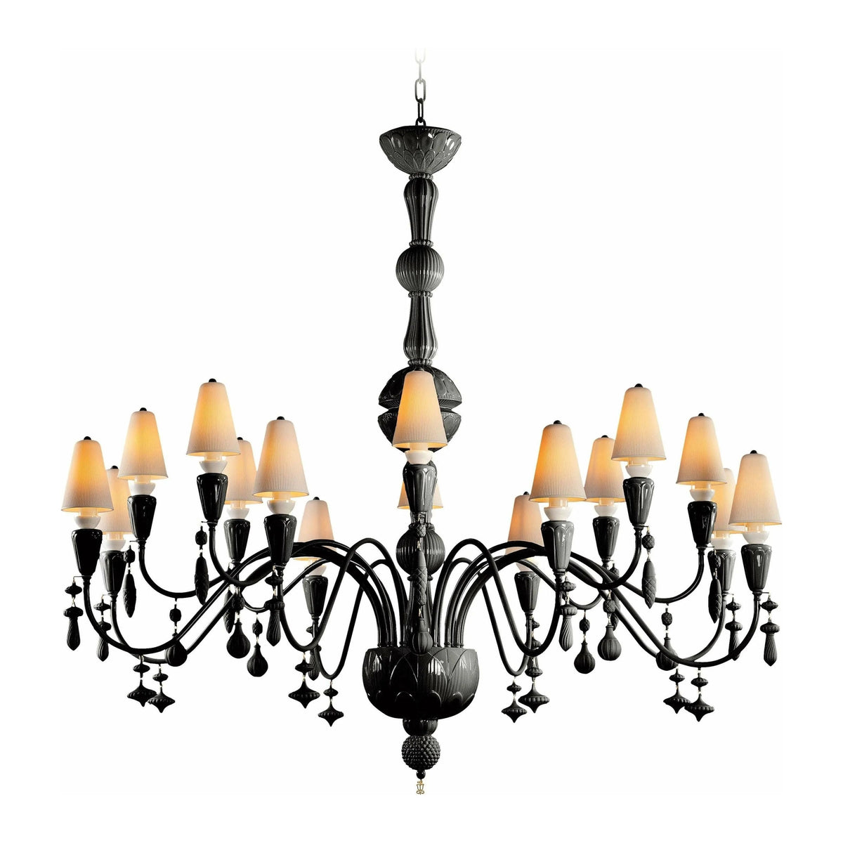 Lladro - Ivy & Seed 16 Lights Chandelier - 01023856 | Montreal Lighting & Hardware