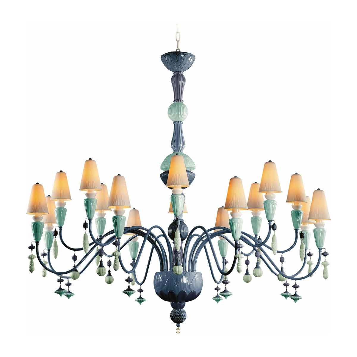 Lladro - Ivy & Seed 16 Lights Chandelier - 01023856 | Montreal Lighting & Hardware