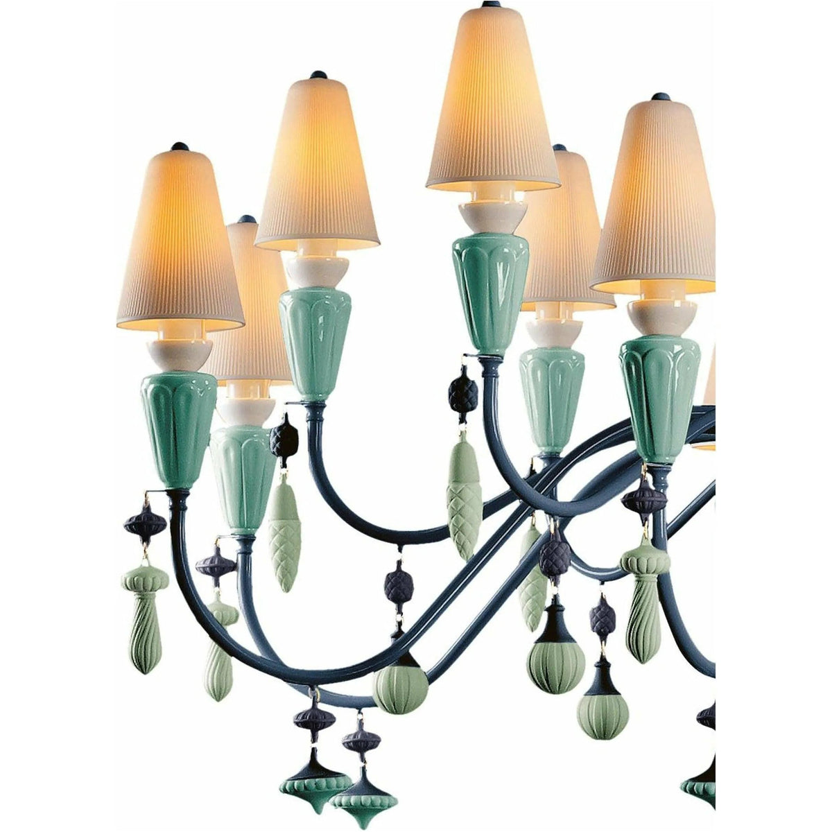 Lladro - Ivy & Seed 16 Lights Chandelier - 01023856 | Montreal Lighting & Hardware