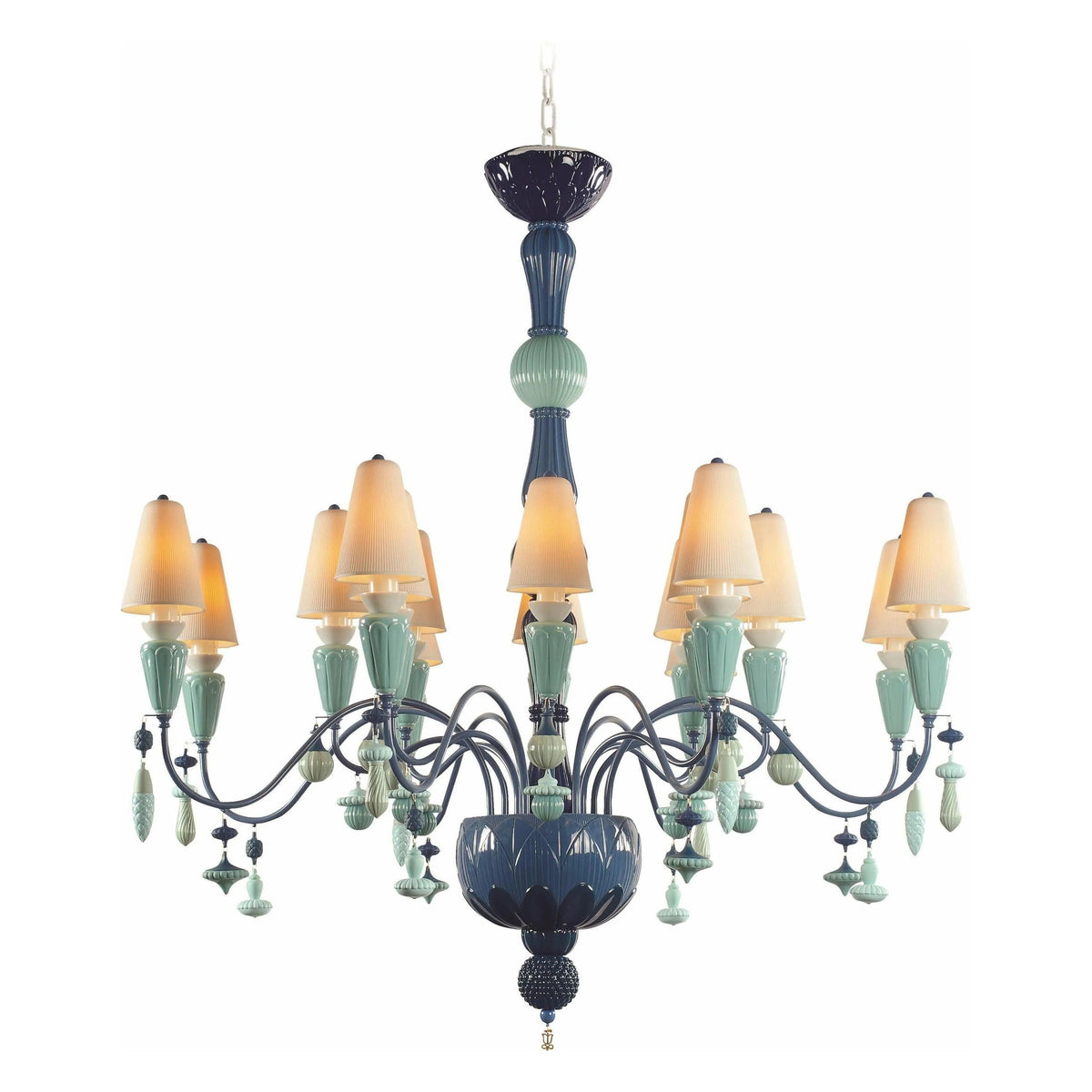 Lladro - Ivy & Seed 16 Lights Chandelier - 01023856 | Montreal Lighting & Hardware