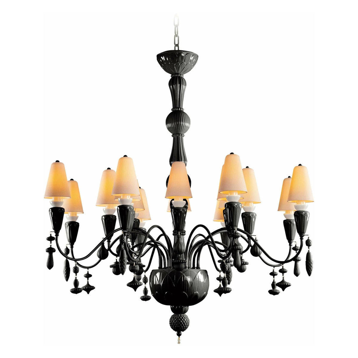 Lladro - Ivy & Seed 16 Lights Chandelier - 01023856 | Montreal Lighting & Hardware