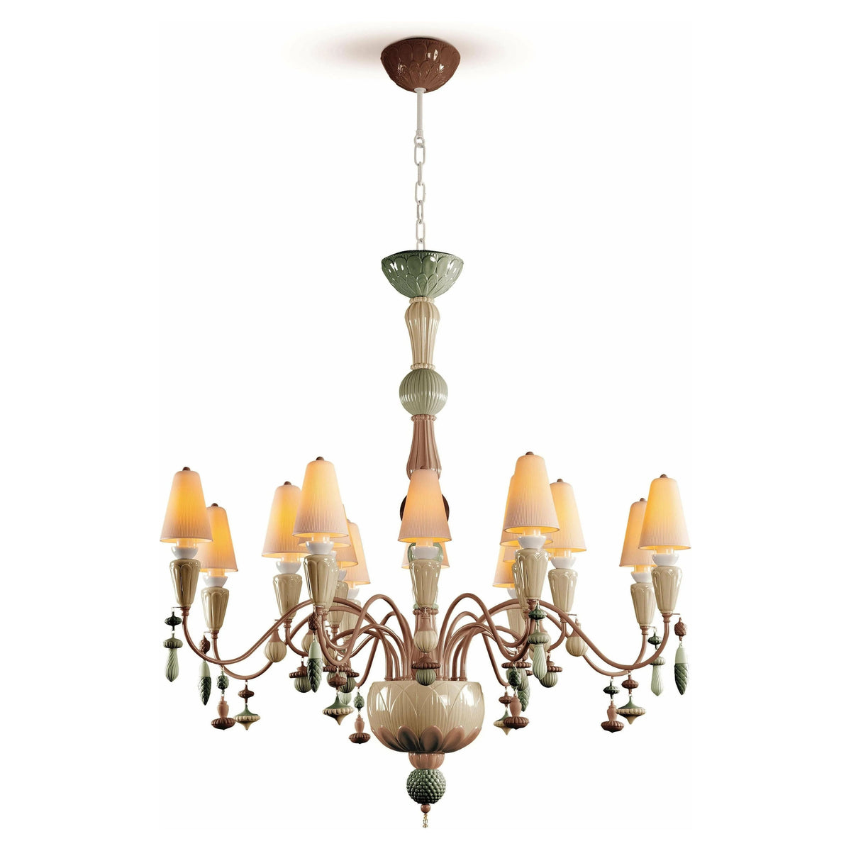 Lladro - Ivy & Seed 16 Lights Chandelier - 01023859 | Montreal Lighting & Hardware