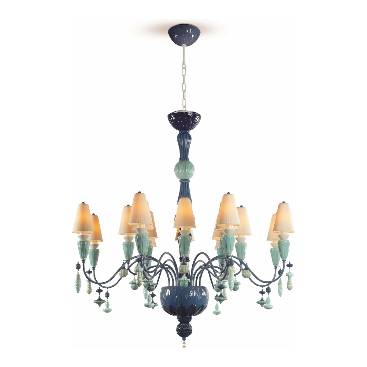 Lladro - Ivy & Seed 16 Lights Chandelier - 01023865 | Montreal Lighting & Hardware