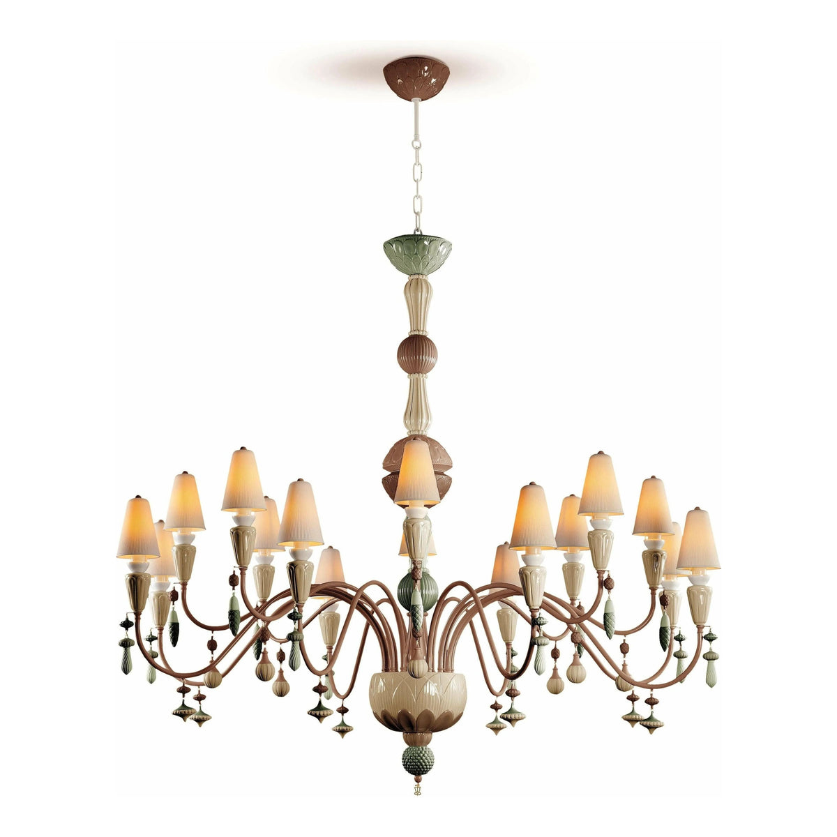 Lladro - Ivy & Seed 16 Lights Chandelier - 01023877 | Montreal Lighting & Hardware