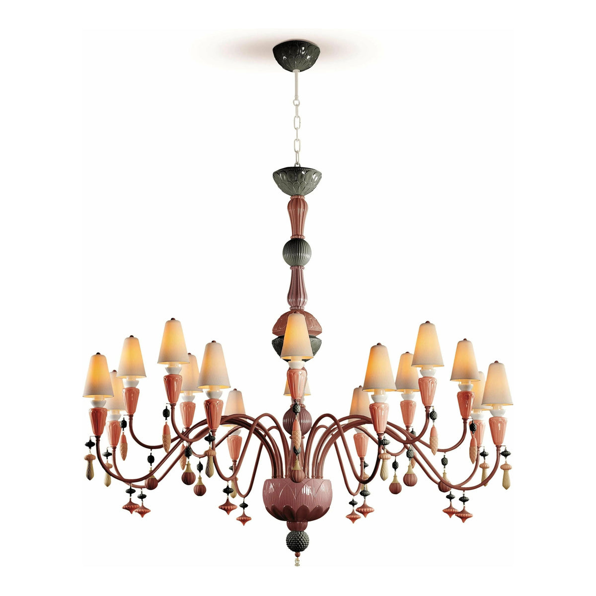 Lladro - Ivy & Seed 16 Lights Chandelier - 01023880 | Montreal Lighting & Hardware