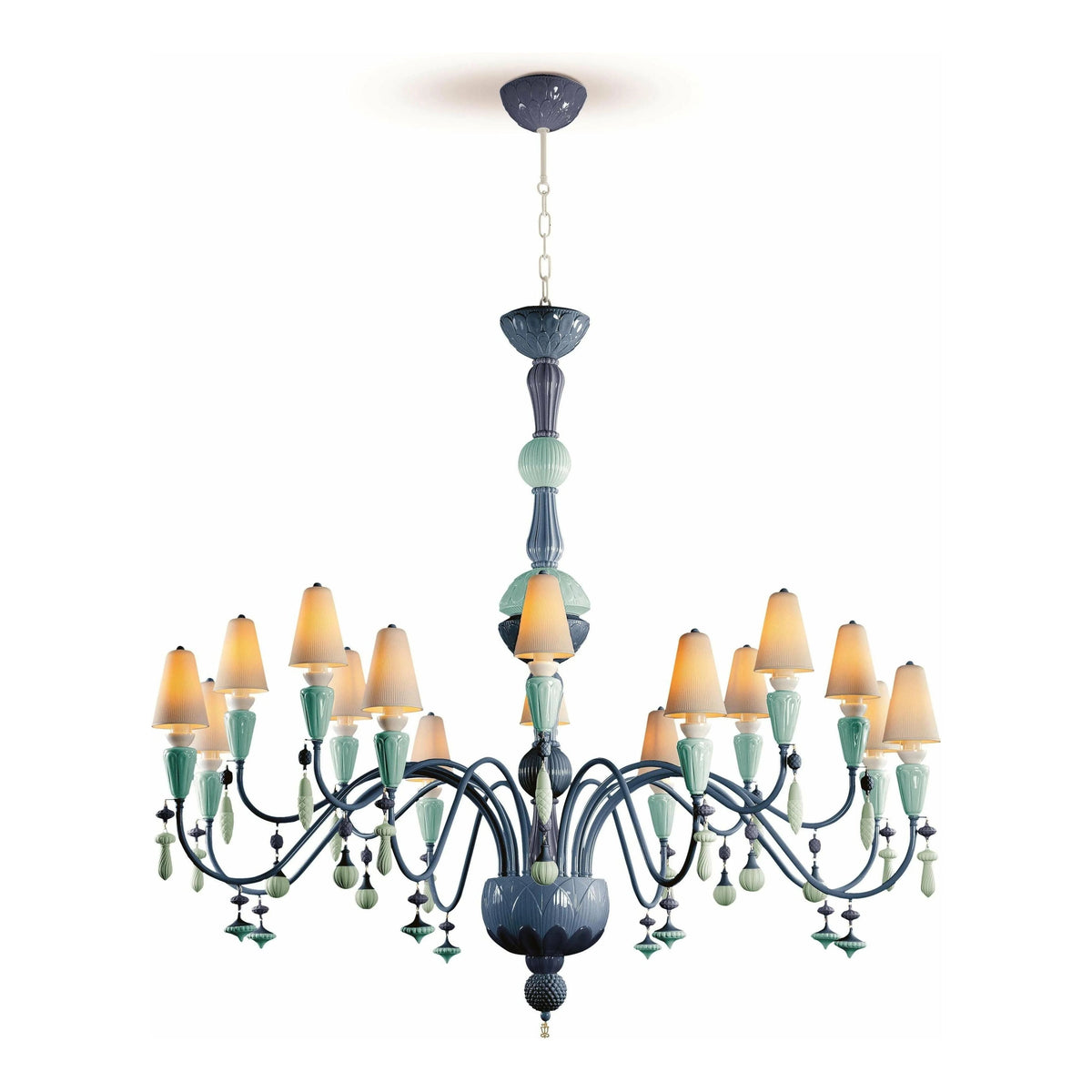 Lladro - Ivy & Seed 16 Lights Chandelier - 01023883 | Montreal Lighting & Hardware