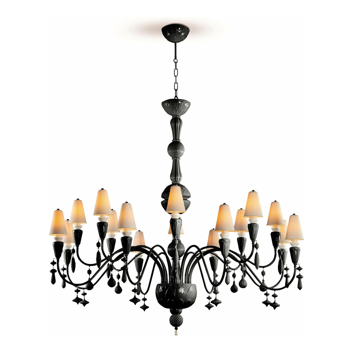 Lladro - Ivy & Seed 16 Lights Chandelier - 01023886 | Montreal Lighting & Hardware