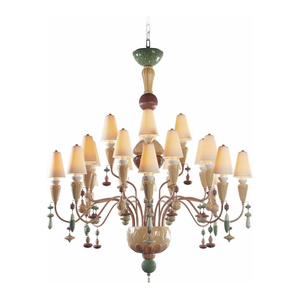 Lladro - Ivy & Seed 20 Lights Chandelier - 01023823 | Montreal Lighting & Hardware