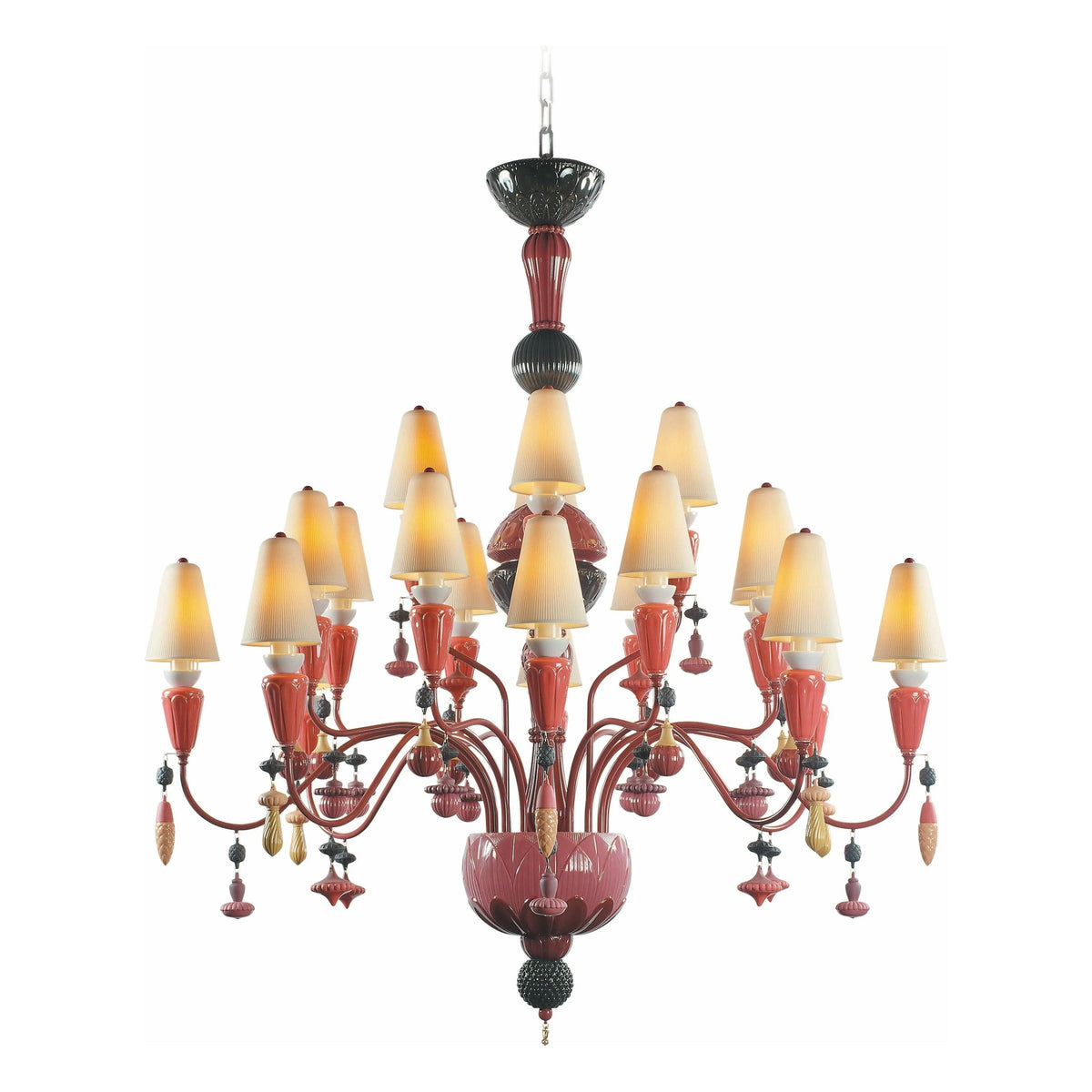 Lladro - Ivy & Seed 20 Lights Chandelier - 01023826 | Montreal Lighting & Hardware