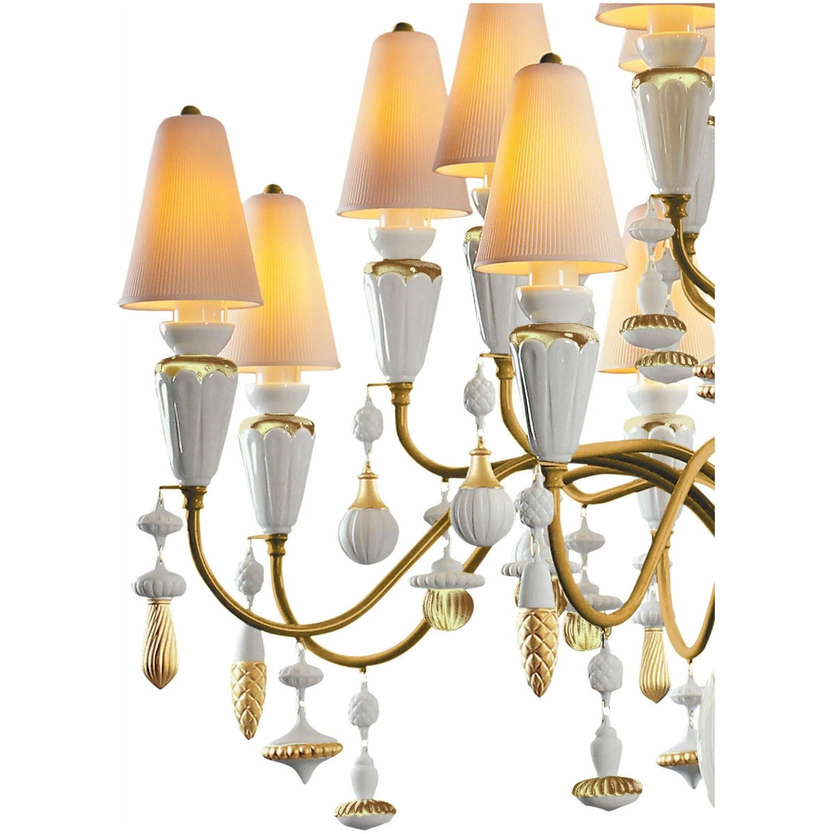 Lladro - Ivy & Seed 20 Lights Chandelier - 01023832 | Montreal Lighting & Hardware