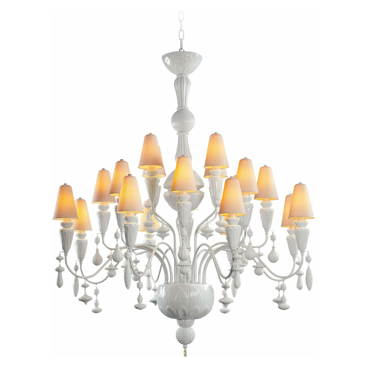 Lladro - Ivy & Seed 20 Lights Chandelier - 01023832 | Montreal Lighting & Hardware