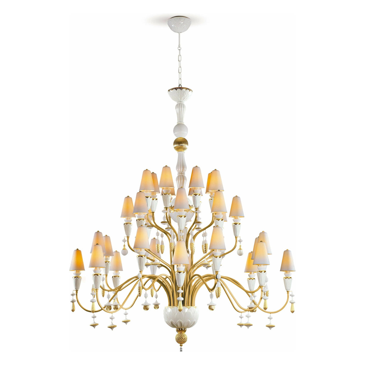 Lladro - Ivy & Seed 32 Lights Chandelier - 01023838 | Montreal Lighting & Hardware