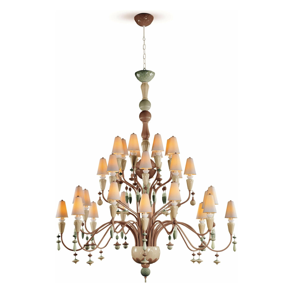 Lladro - Ivy & Seed 32 Lights Chandelier - 01023841 | Montreal Lighting & Hardware