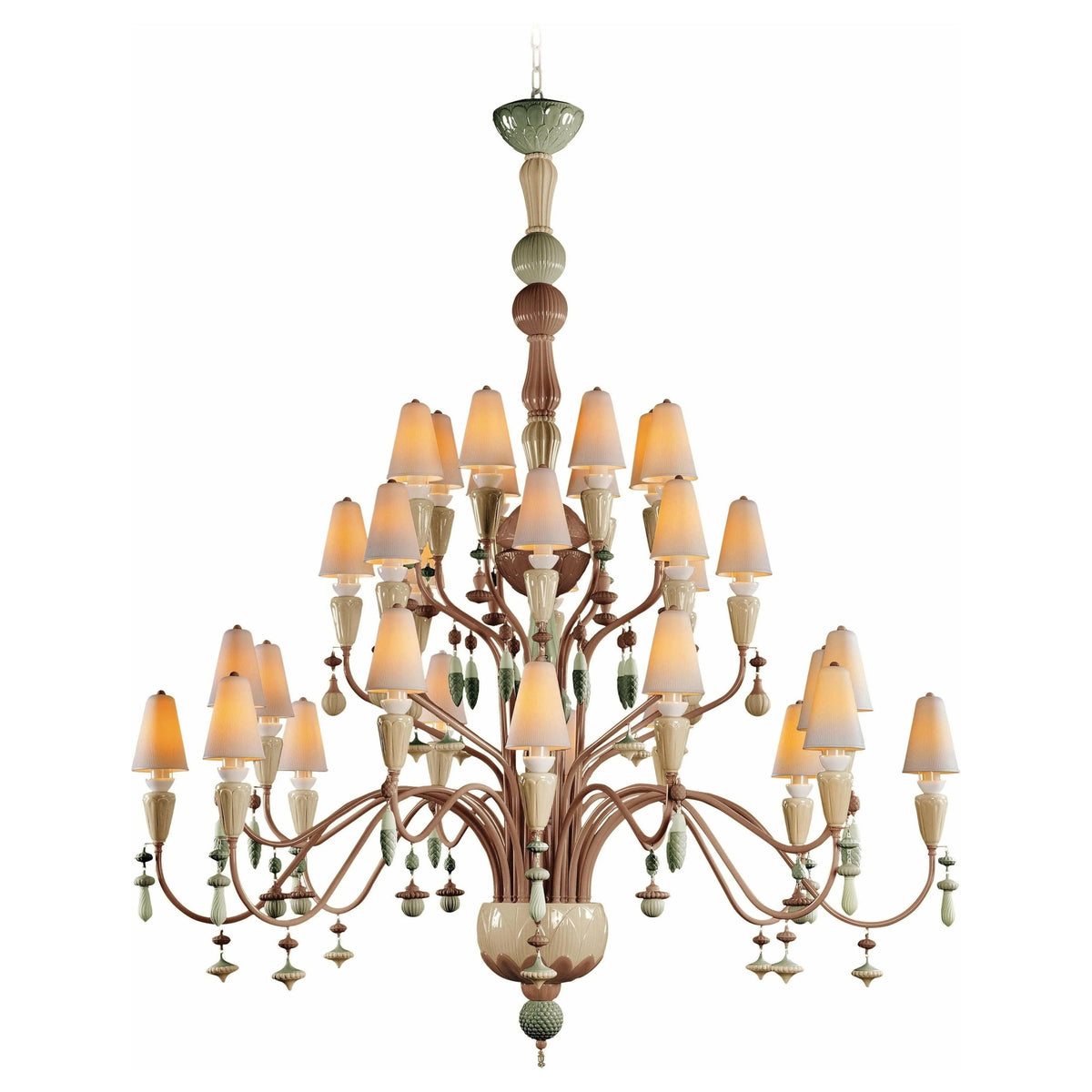 Lladro - Ivy & Seed 32 Lights Chandelier - 01023844 | Montreal Lighting & Hardware