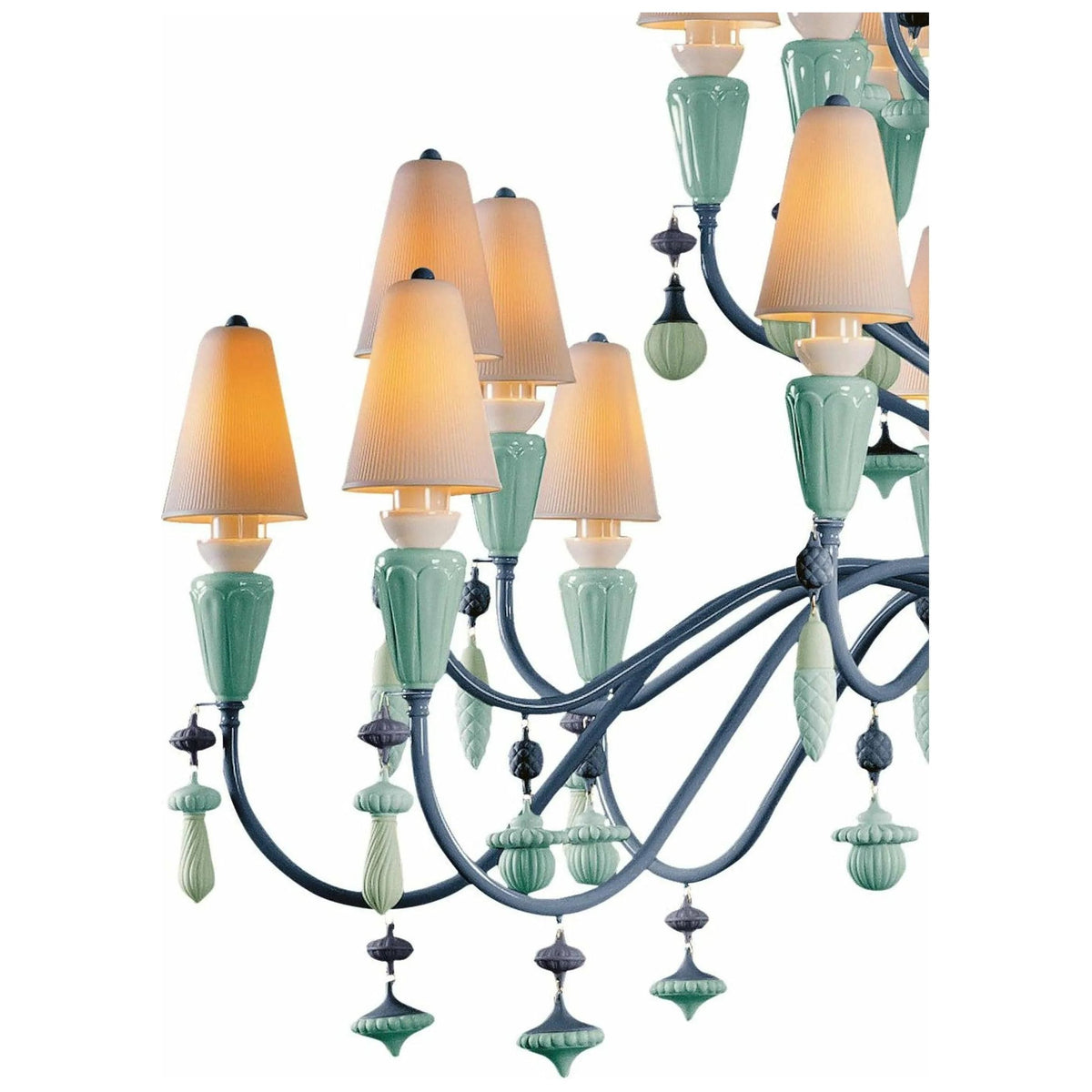 Lladro - Ivy & Seed 32 Lights Chandelier - 01023844 | Montreal Lighting & Hardware