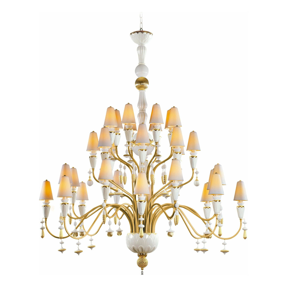 Lladro - Ivy & Seed 32 Lights Chandelier - 01023844 | Montreal Lighting & Hardware