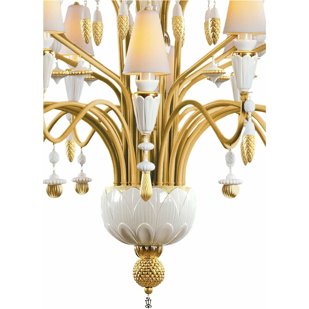 Lladro - Ivy & Seed 32 Lights Chandelier - 01023844 | Montreal Lighting & Hardware