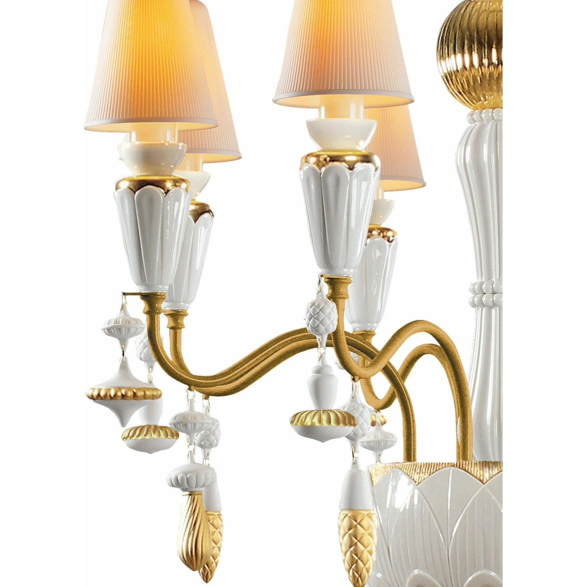 Lladro - Ivy & Seed 8 Lights Chandelier - 01023799 | Montreal Lighting & Hardware