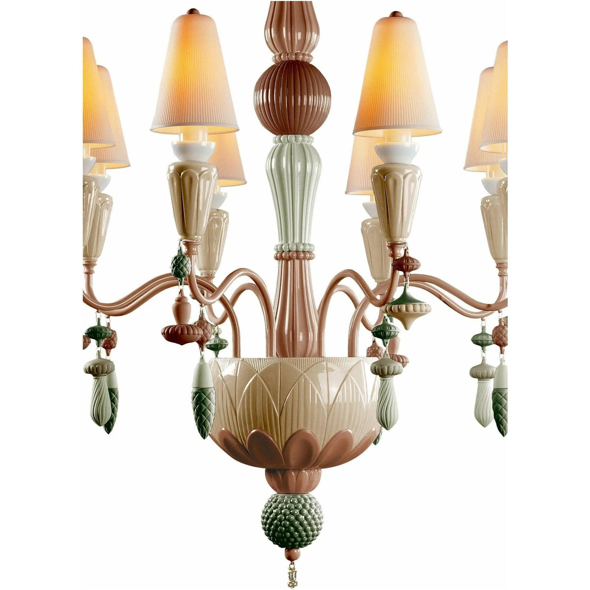 Lladro - Ivy & Seed 8 Lights Chandelier - 01023799 | Montreal Lighting & Hardware