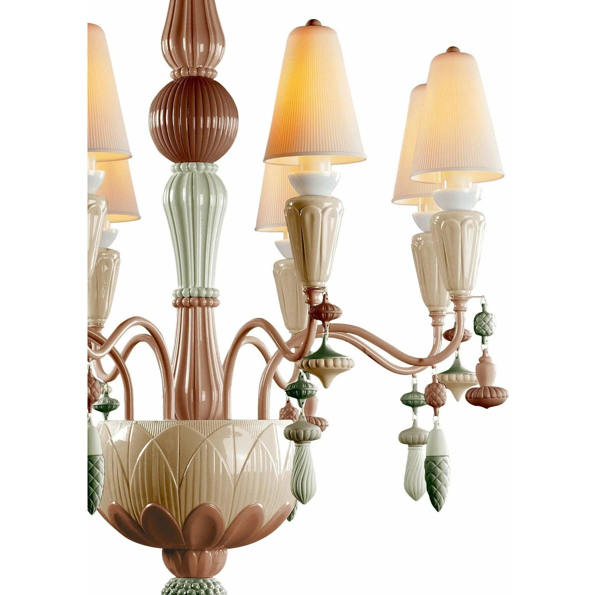 Lladro - Ivy & Seed 8 Lights Chandelier - 01023799 | Montreal Lighting & Hardware