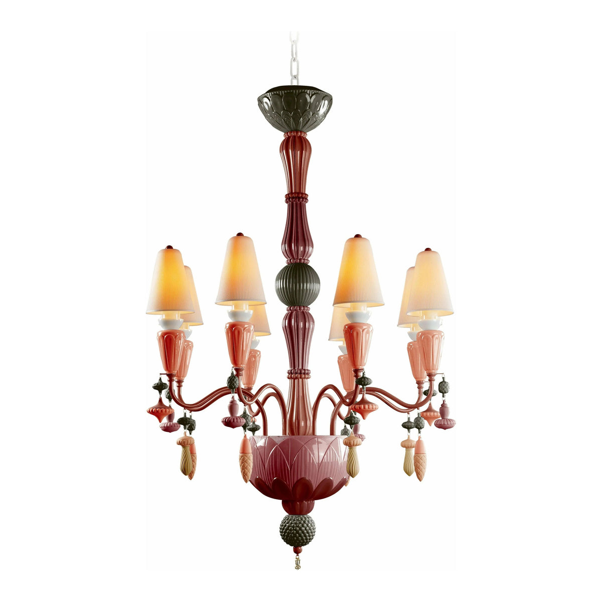 Lladro - Ivy & Seed 8 Lights Chandelier - 01023799 | Montreal Lighting & Hardware