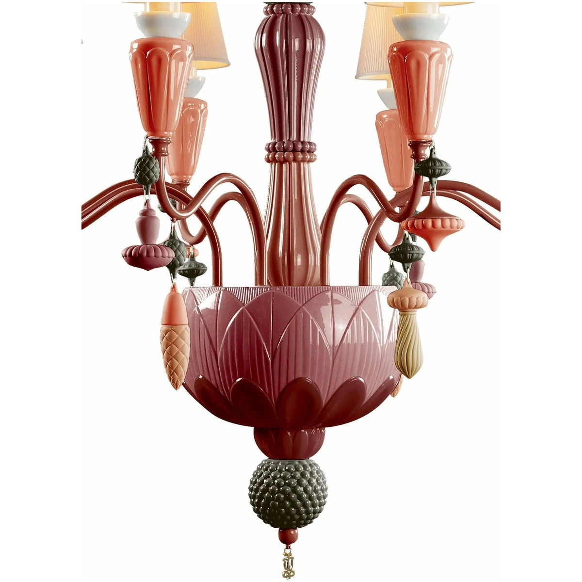 Lladro - Ivy & Seed 8 Lights Chandelier - 01023799 | Montreal Lighting & Hardware