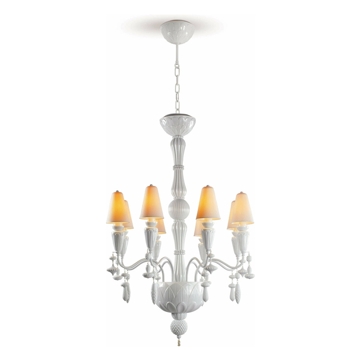 Lladro - Ivy & Seed 8 Lights Chandelier - 01023799 | Montreal Lighting & Hardware